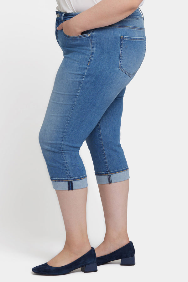 Nydj Marilyn Straight Crop Jeans In Plus Size