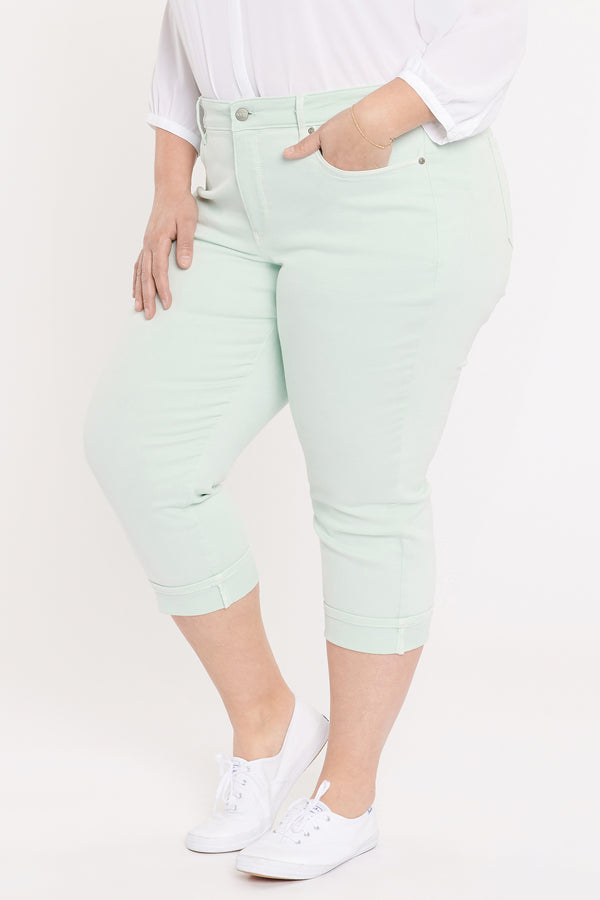 Nydj Marilyn Straight Crop Jeans In Plus Size