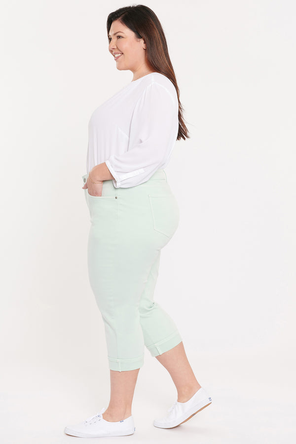 Nydj Marilyn Straight Crop Jeans In Plus Size