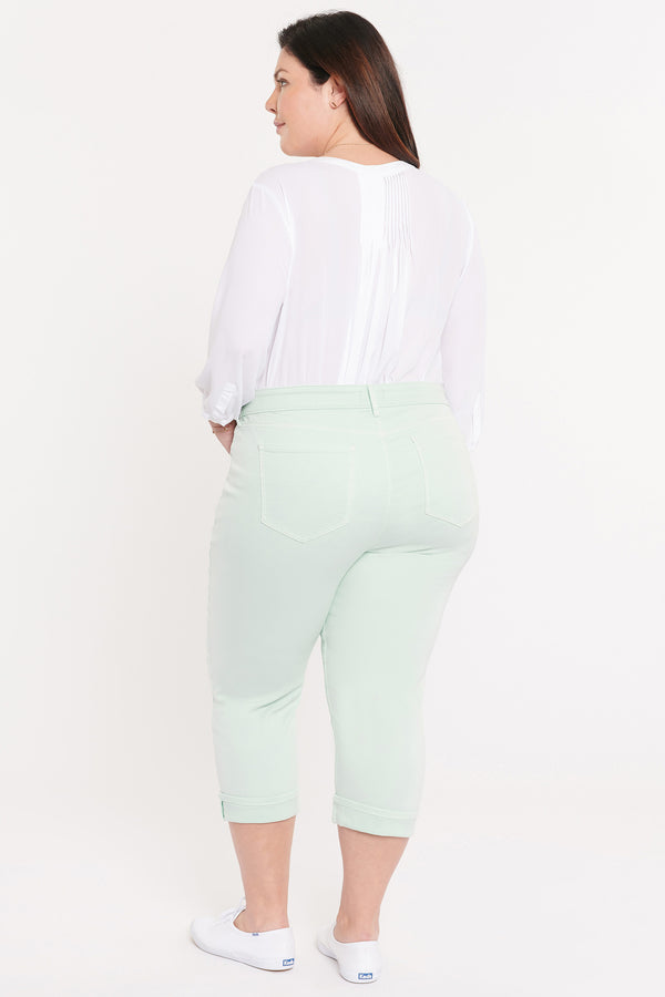 Nydj Marilyn Straight Crop Jeans In Plus Size