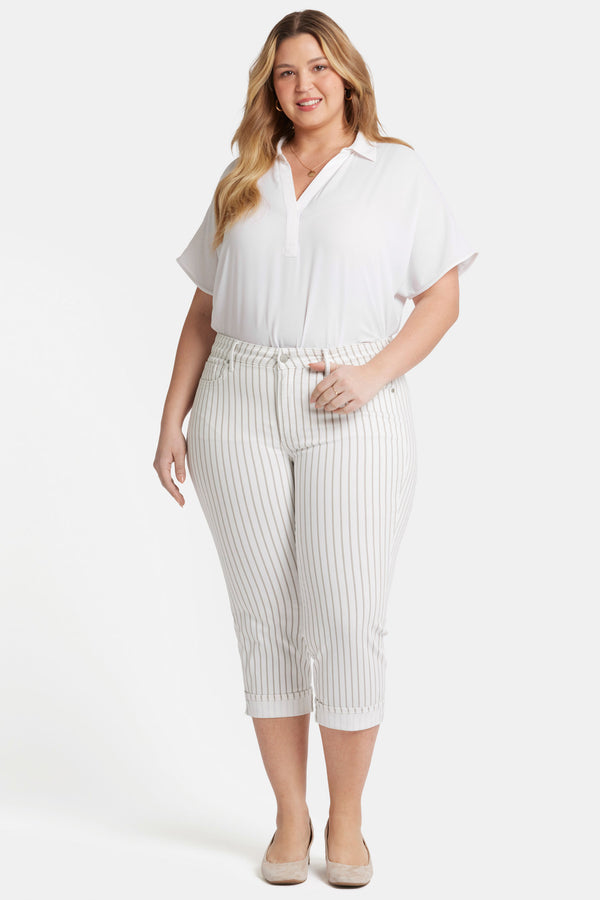 Nydj Marilyn Straight Crop Jeans In Plus Size