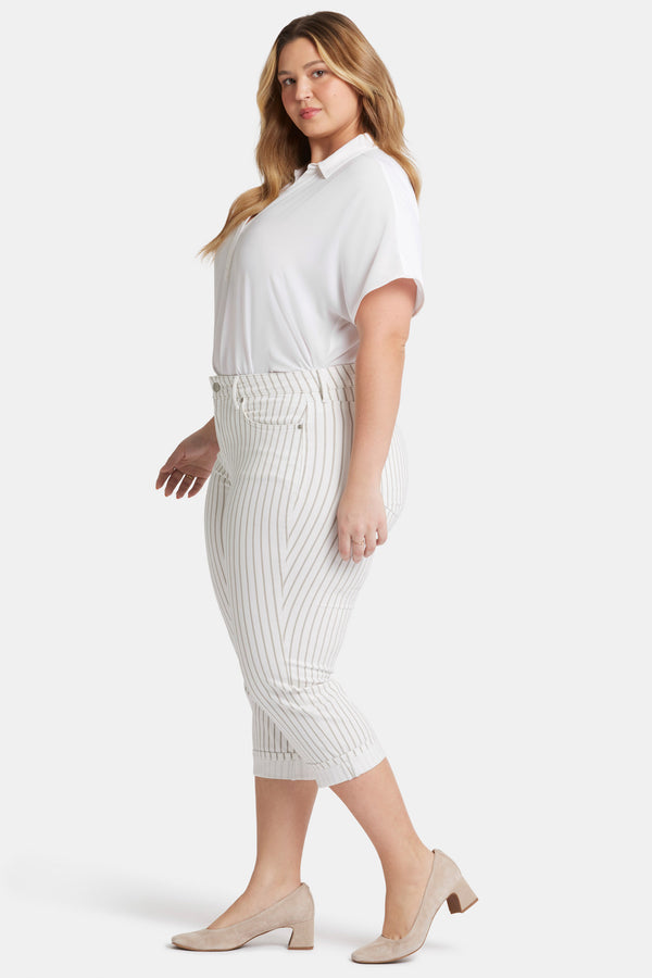 Nydj Marilyn Straight Crop Jeans In Plus Size