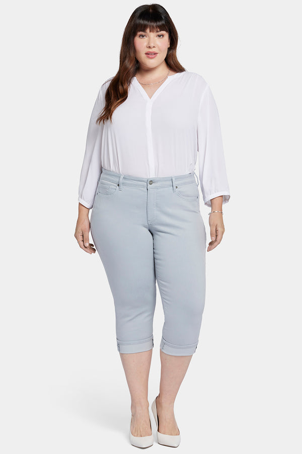 Nydj Marilyn Straight Crop Jeans In Plus Size