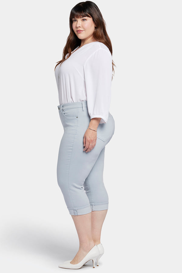Nydj Marilyn Straight Crop Jeans In Plus Size