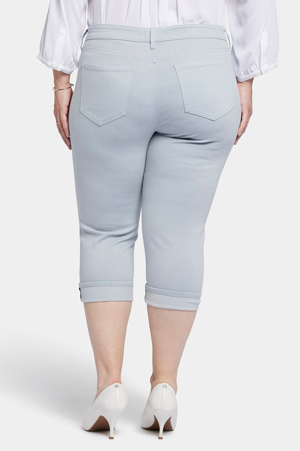 nydj Marilyn Straight Crop Jeans In Plus Size