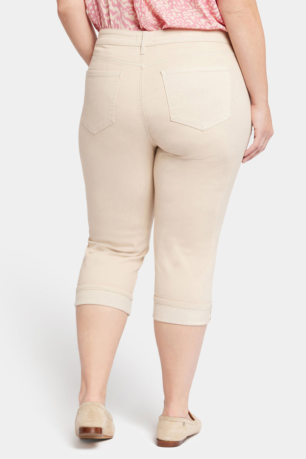 nydj Marilyn Straight Crop Jeans In Plus Size
