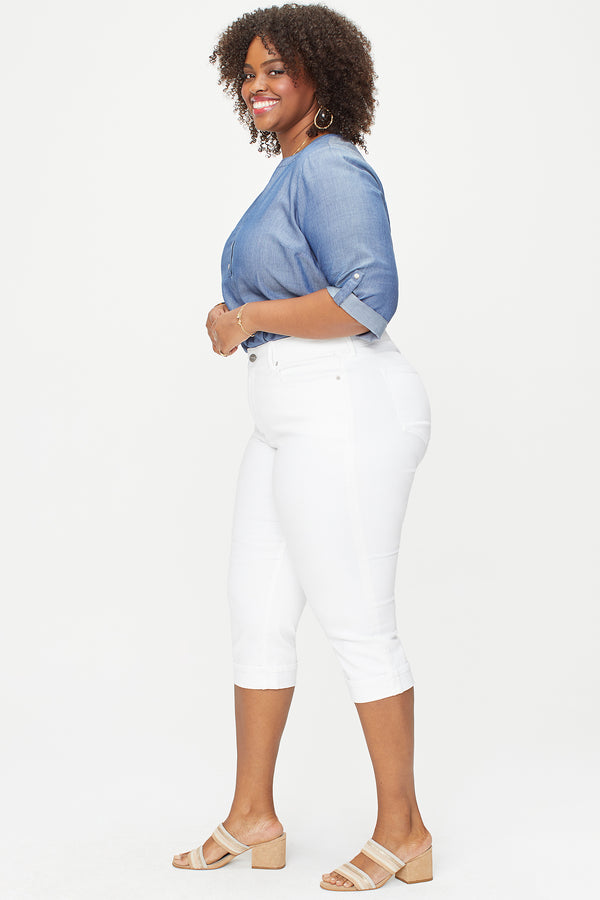 Nydj Marilyn Straight Crop Jeans In Plus Size