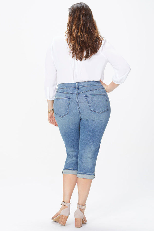 Nydj Marilyn Straight Crop Jeans In Plus Size