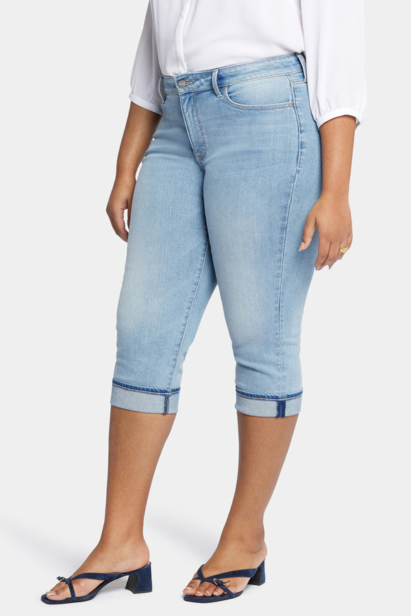 Nydj Marilyn Straight Crop Jeans In Plus Size