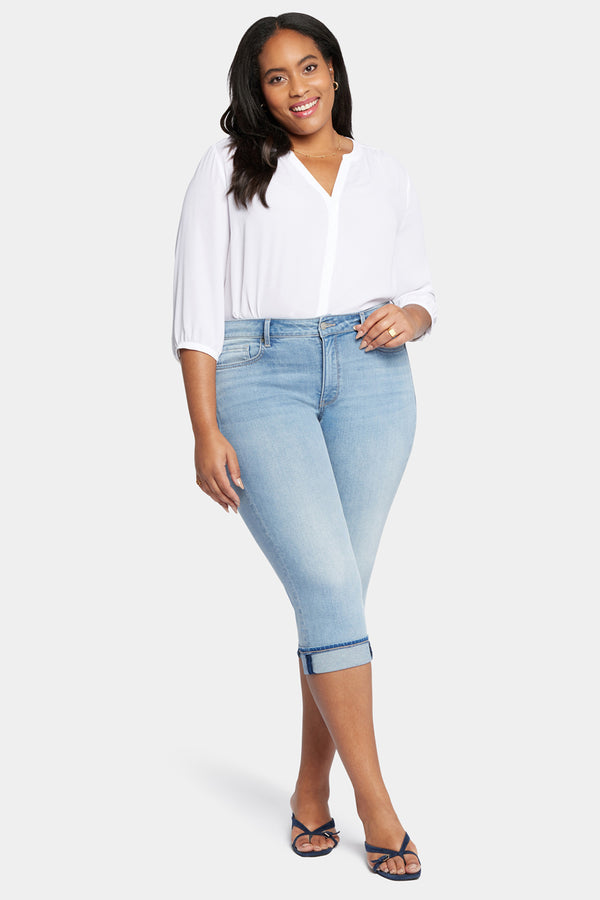 Nydj Marilyn Straight Crop Jeans In Plus Size