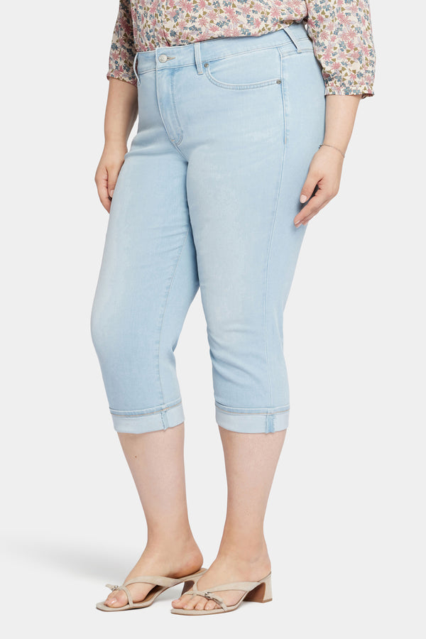 Nydj Marilyn Straight Crop Jeans In Plus Size