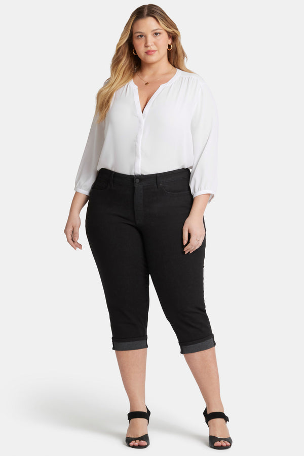 Nydj Marilyn Straight Crop Jeans In Plus Size