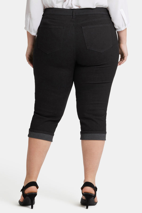 nydj Marilyn Straight Crop Jeans In Plus Size