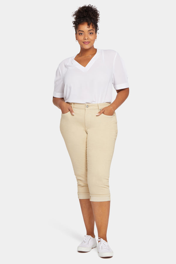 Nydj Marilyn Straight Crop Jeans In Plus Size
