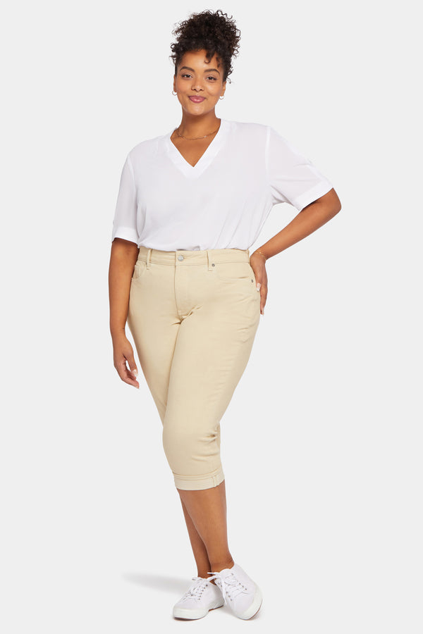 Nydj Marilyn Straight Crop Jeans In Plus Size