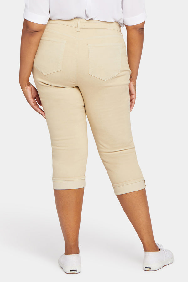 nydj Marilyn Straight Crop Jeans In Plus Size