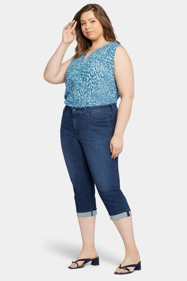 Nydj Marilyn Straight Crop Jeans In Plus Size