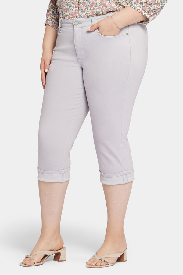 Nydj Marilyn Straight Crop Jeans In Plus Size