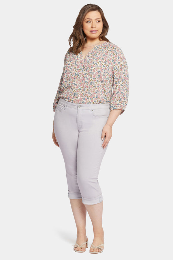 Nydj Marilyn Straight Crop Jeans In Plus Size