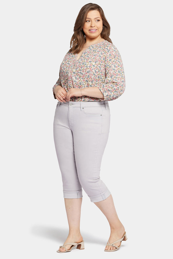 Nydj Marilyn Straight Crop Jeans In Plus Size