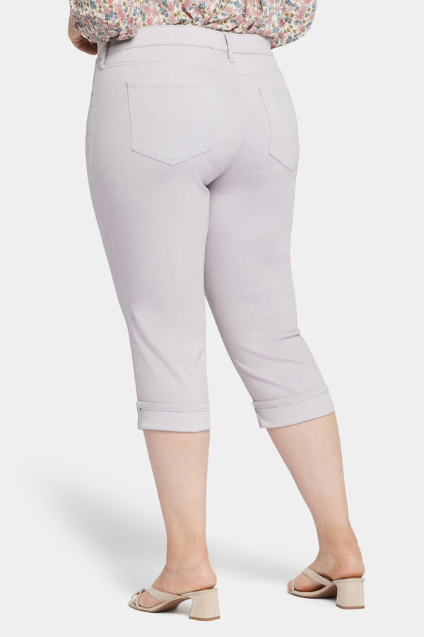 nydj Marilyn Straight Crop Jeans In Plus Size