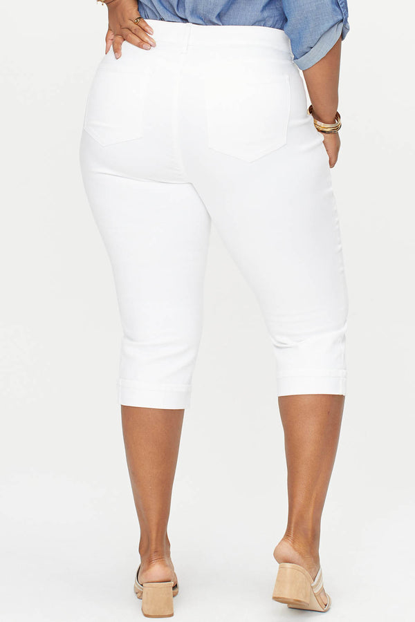 nydj Marilyn Straight Crop Jeans In Plus Size