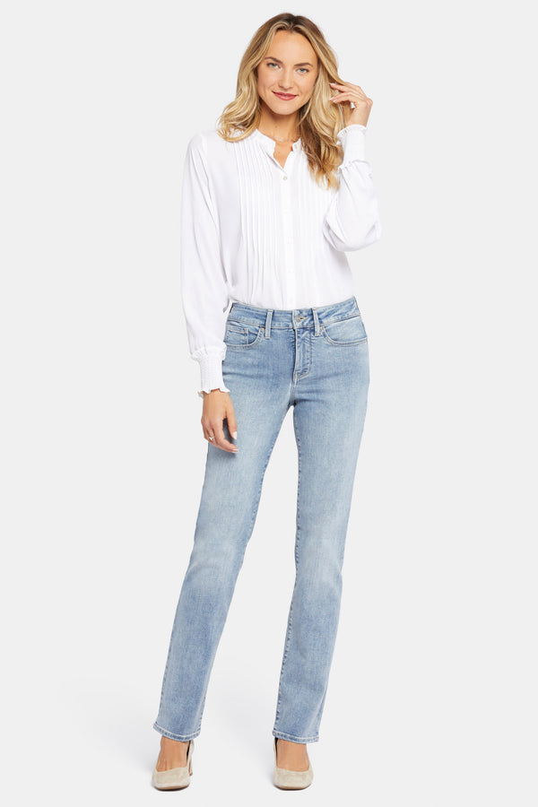 Nydj Marilyn Straight Jeans In Long Inseam