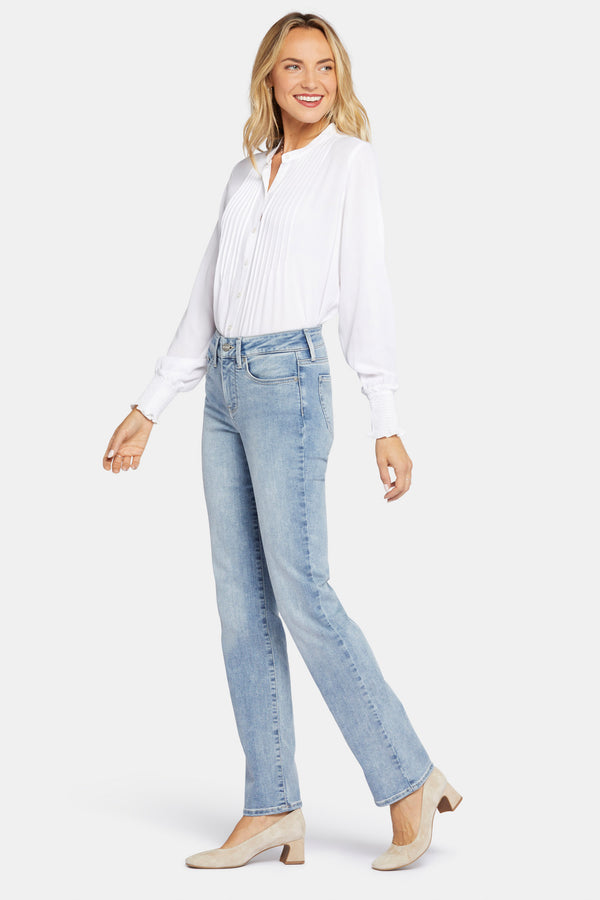 Nydj Marilyn Straight Jeans In Long Inseam