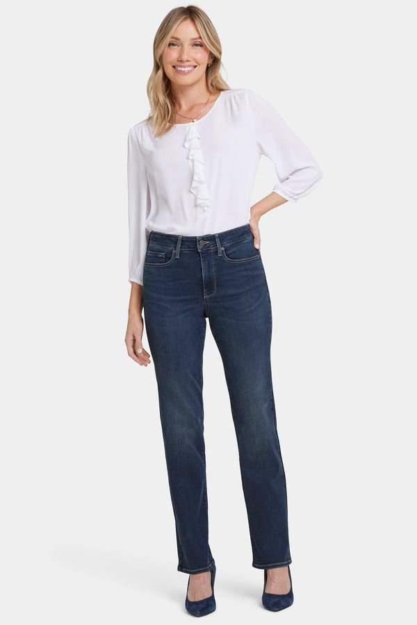 Nydj Marilyn Straight Jeans In Long Inseam
