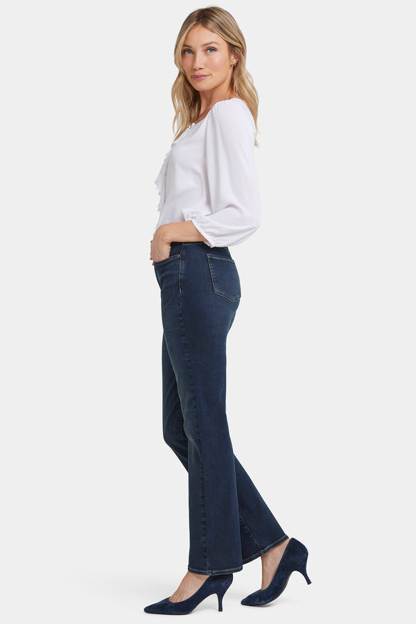 Nydj Marilyn Straight Jeans In Long Inseam