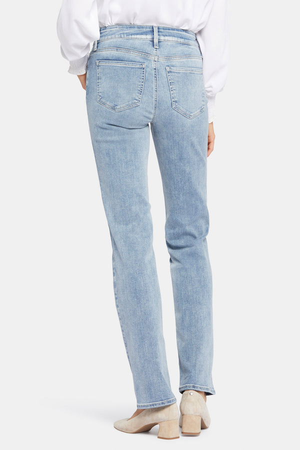 nydj Marilyn Straight Jeans In Long Inseam