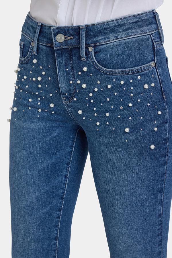 nydj Marilyn Straight Jeans In Petite