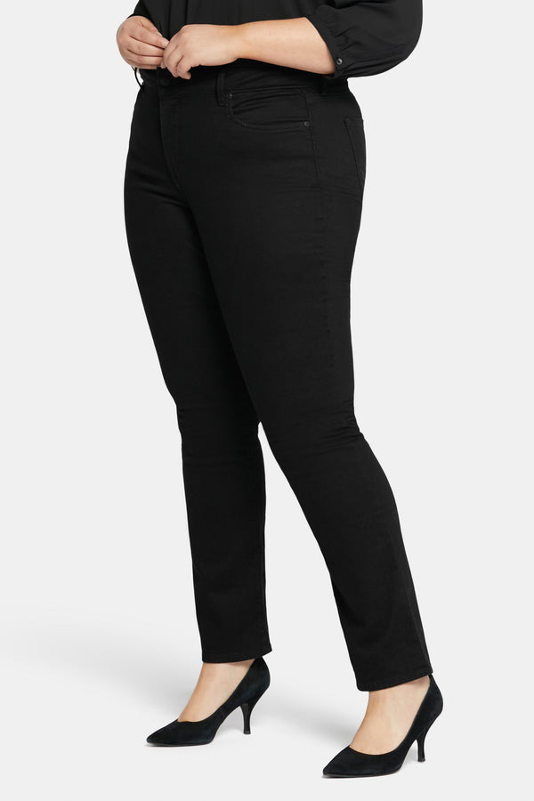 Nydj Marilyn Straight Jeans In Plus Size