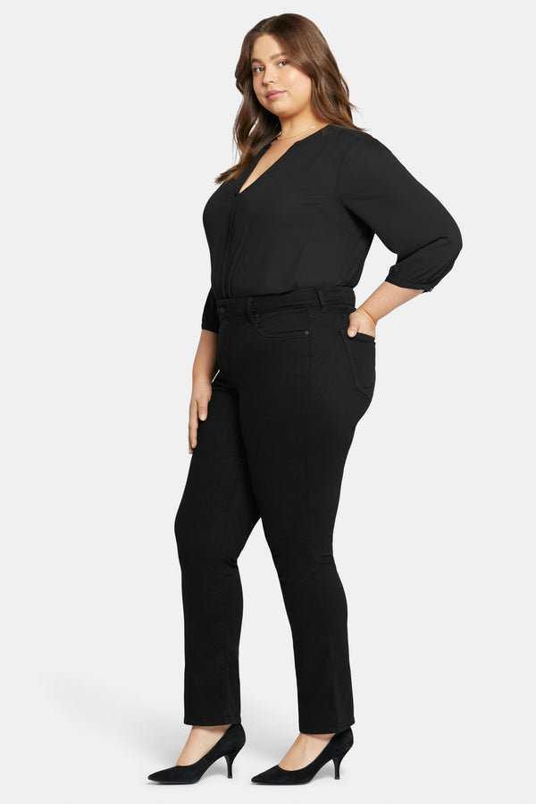 Nydj Marilyn Straight Jeans In Plus Size