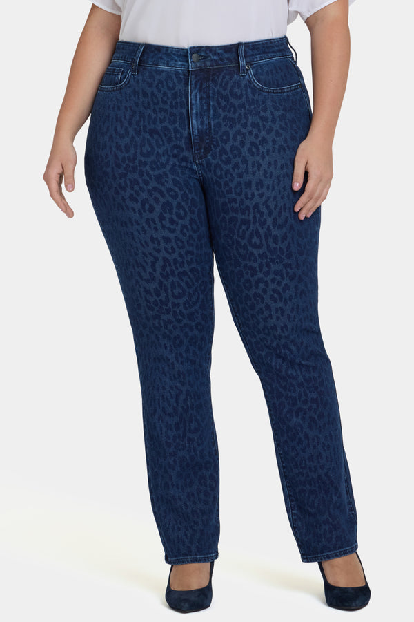 Nydj Marilyn Straight Jeans In Plus Size