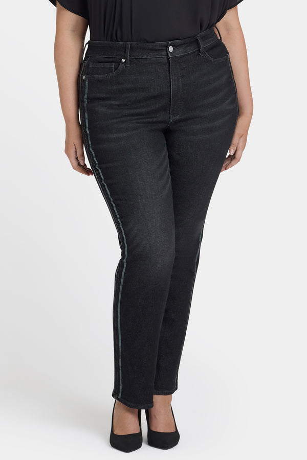 Nydj Marilyn Straight Jeans In Plus Size