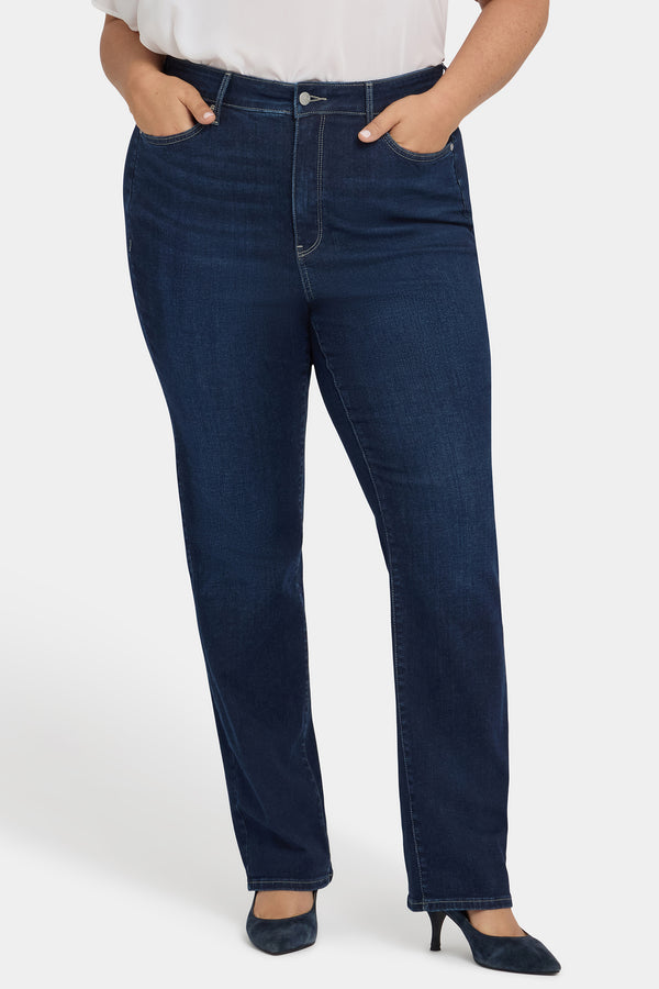 Nydj Marilyn Straight Jeans In Plus Size