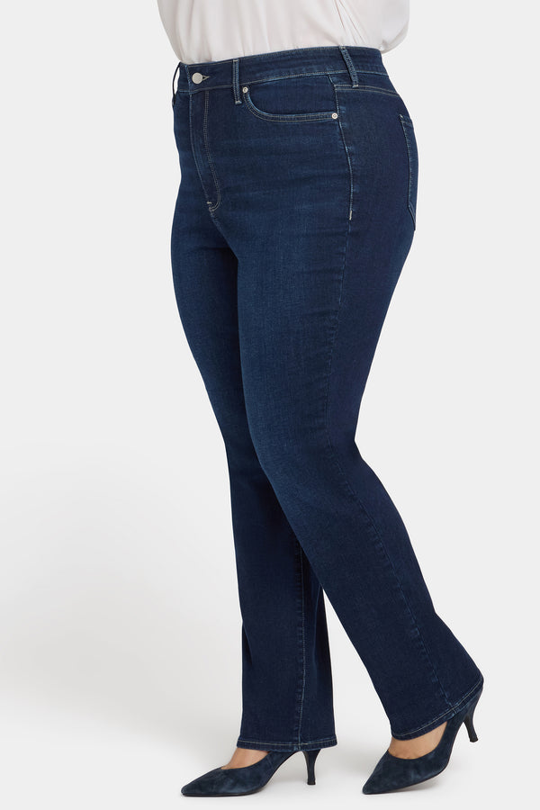 Nydj Marilyn Straight Jeans In Plus Size