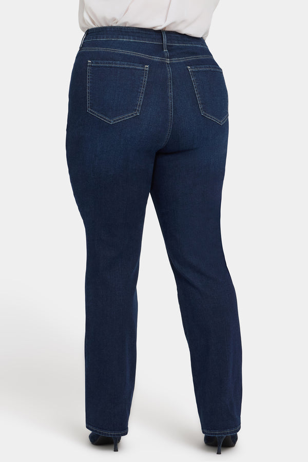 nydj Marilyn Straight Jeans In Plus Size