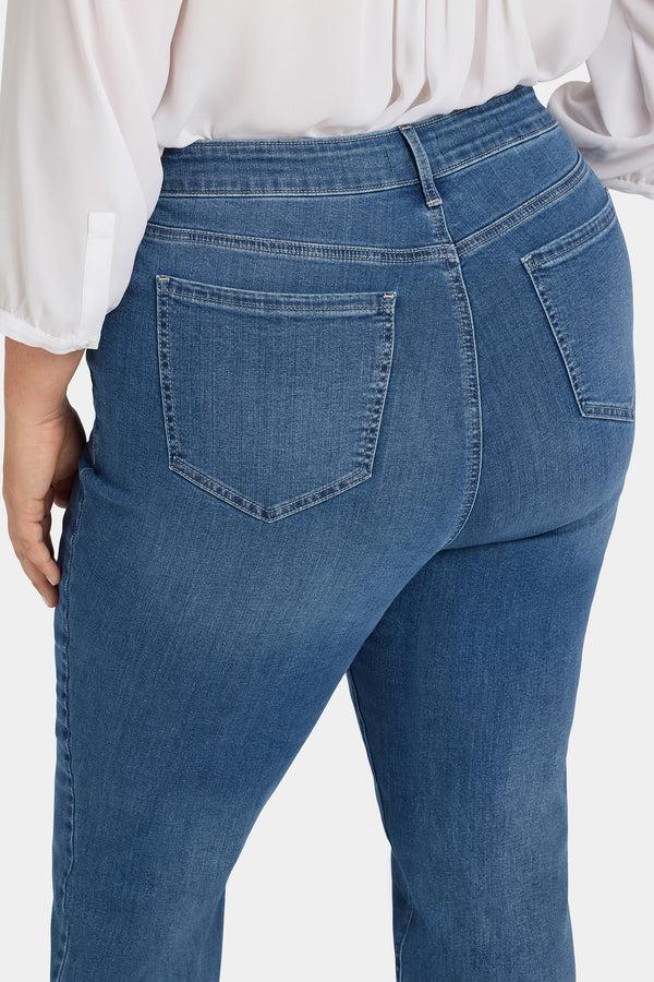 Nydj Marilyn Straight Jeans In Plus Size