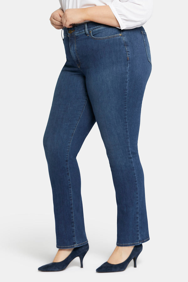 Nydj Marilyn Straight Jeans In Plus Size