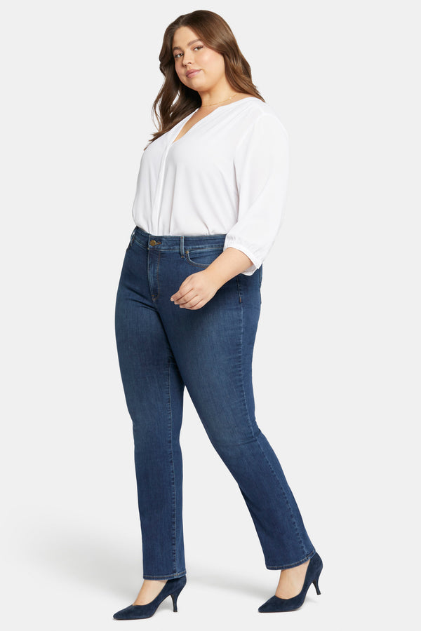 Nydj Marilyn Straight Jeans In Plus Size