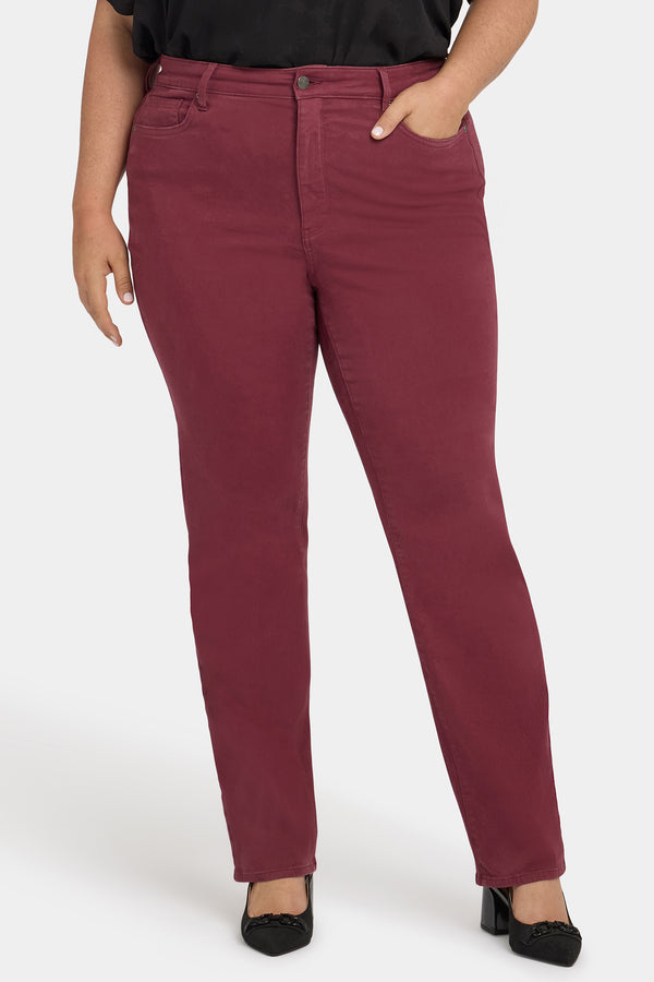 Nydj Marilyn Straight Jeans In Plus Size