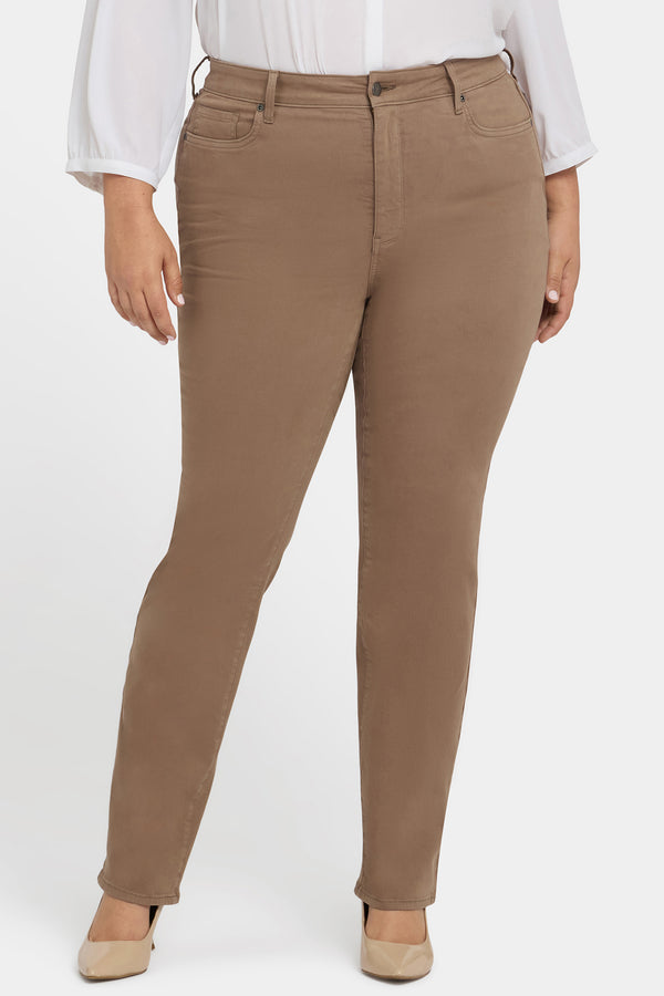Nydj Marilyn Straight Jeans In Plus Size