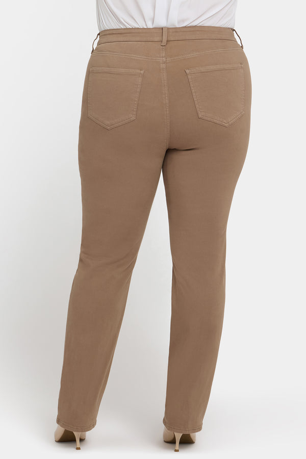 nydj Marilyn Straight Jeans In Plus Size