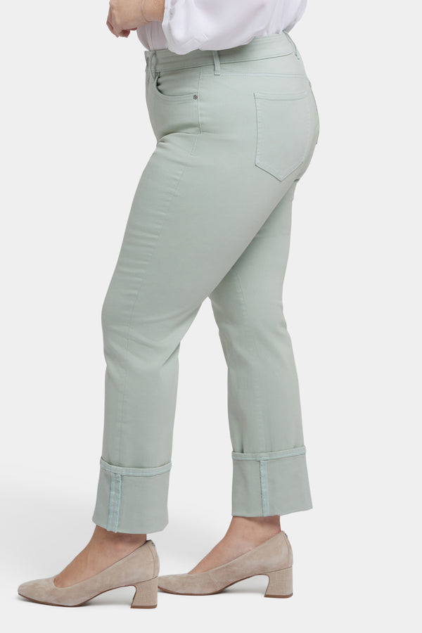 Nydj Marilyn Straight Jeans In Plus Size
