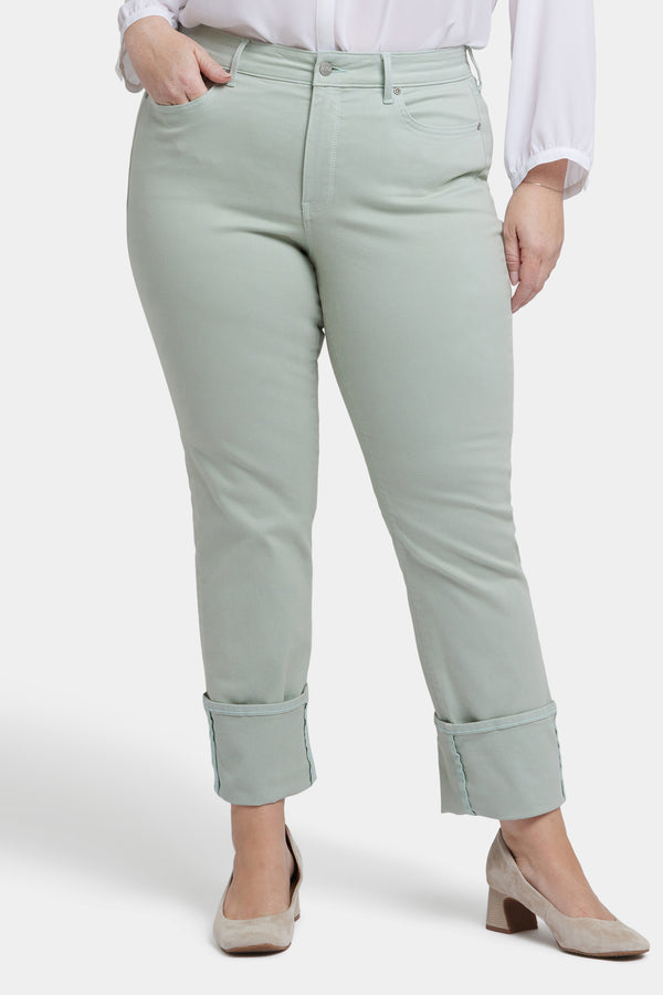 Nydj Marilyn Straight Jeans In Plus Size