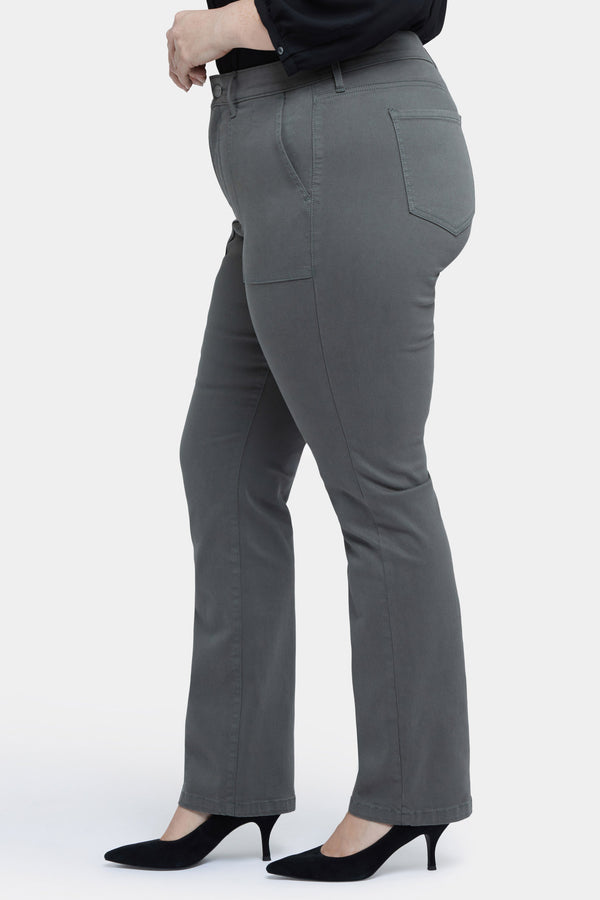 Nydj Marilyn Straight Jeans In Plus Size