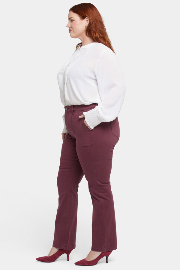 Nydj Marilyn Straight Jeans In Plus Size
