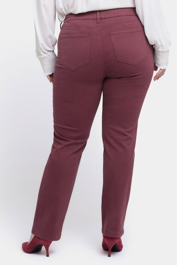 nydj Marilyn Straight Jeans In Plus Size